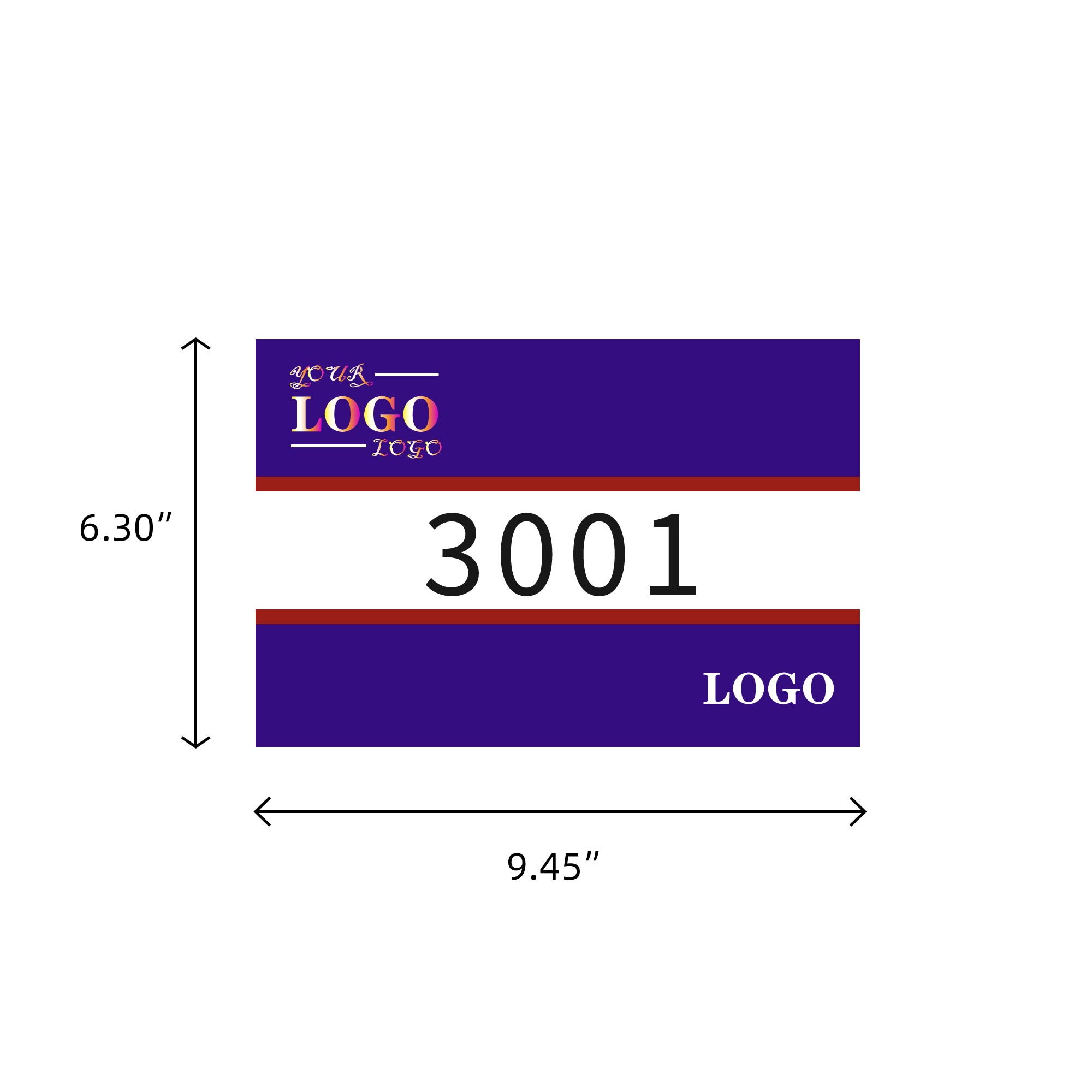 MOQ 10 pcs Tear-Resistant Race Bibs 2