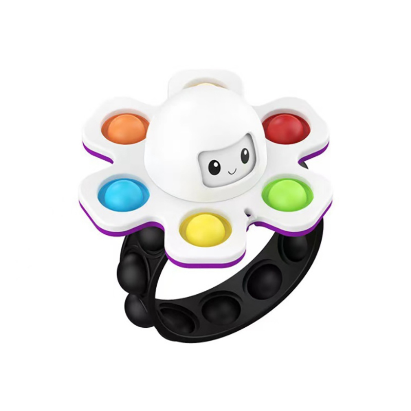 Octopus Pop Fidget Spinners w /Bubble Bracelet 2