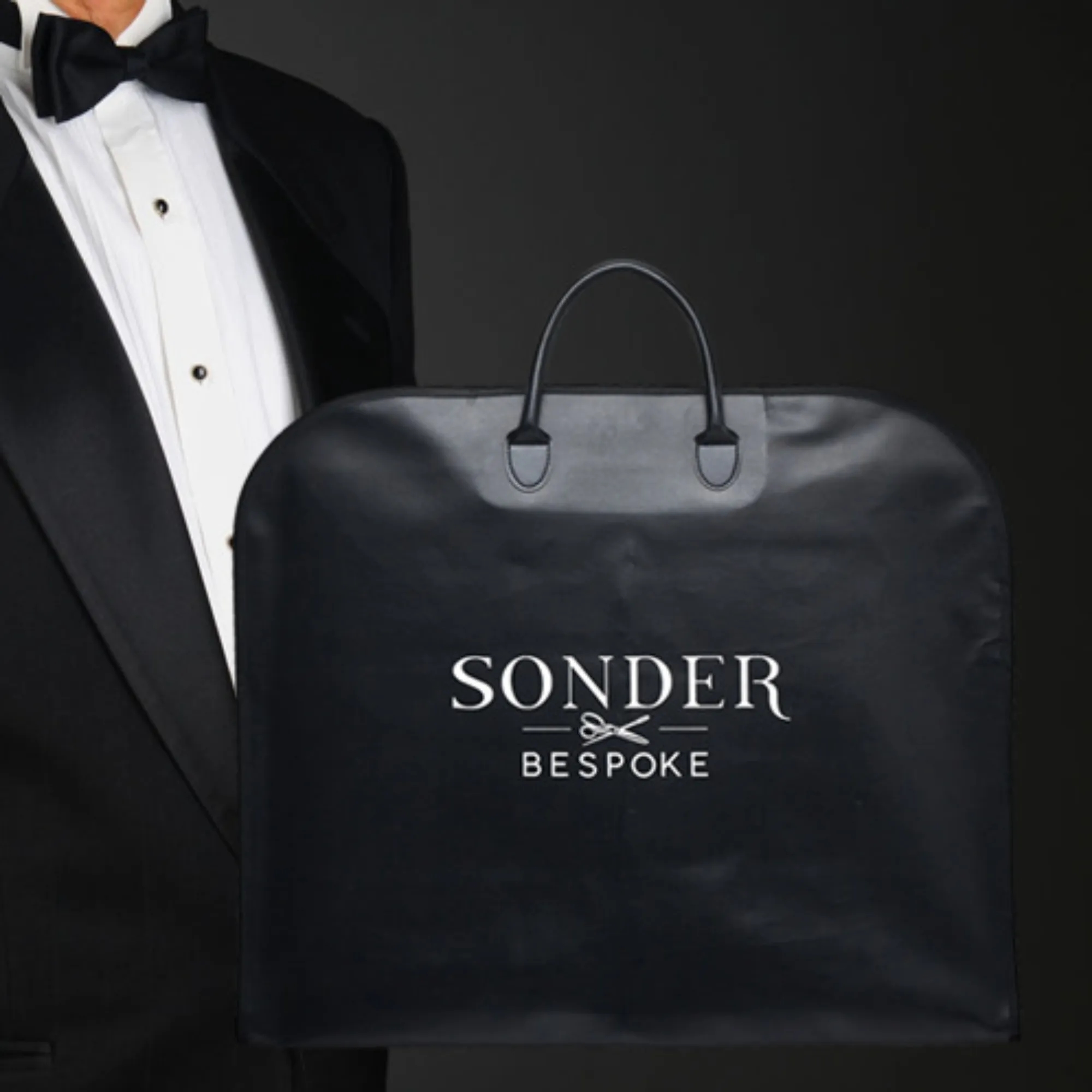 Leather Travel Garment Bags With Outer Pocket 4