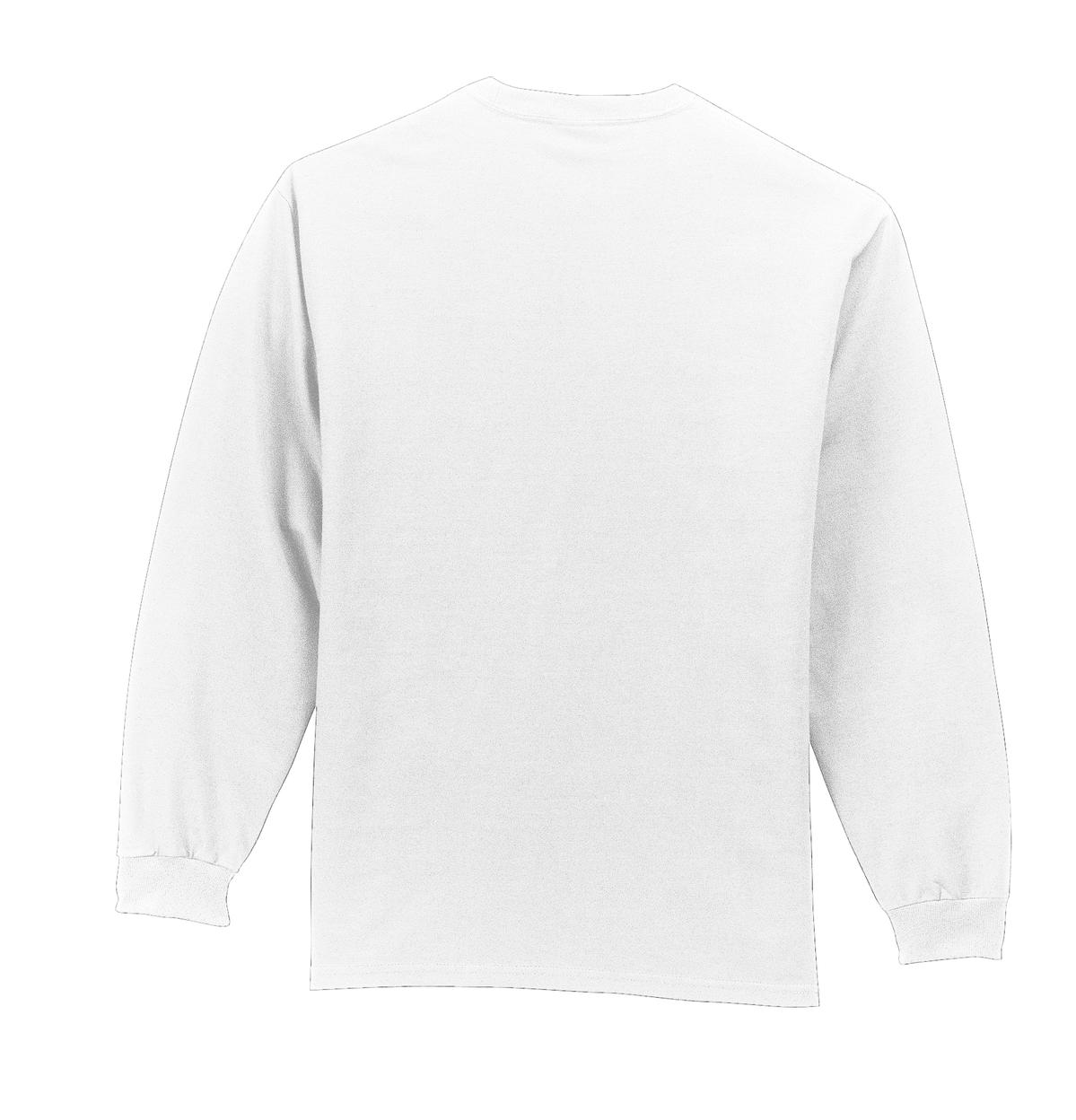 Port & Co Long Sleeve Essential Pocket Tee. PC61LSP 27