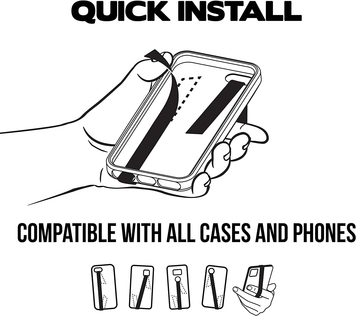 Polyester Phone Grip Loop 5