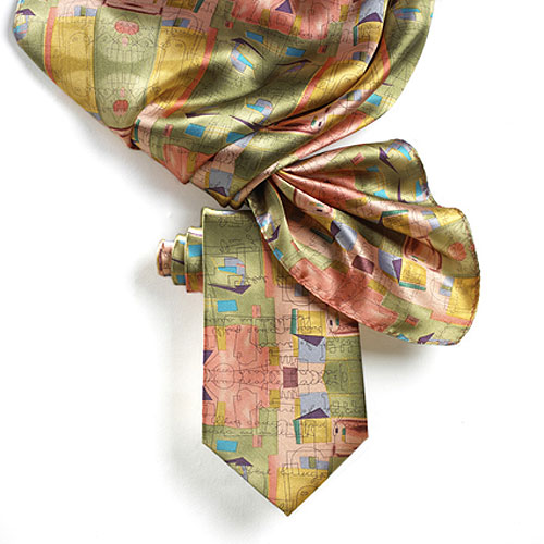 Custom Wet Dyed Silk Logo Scarf (36"x36") 2