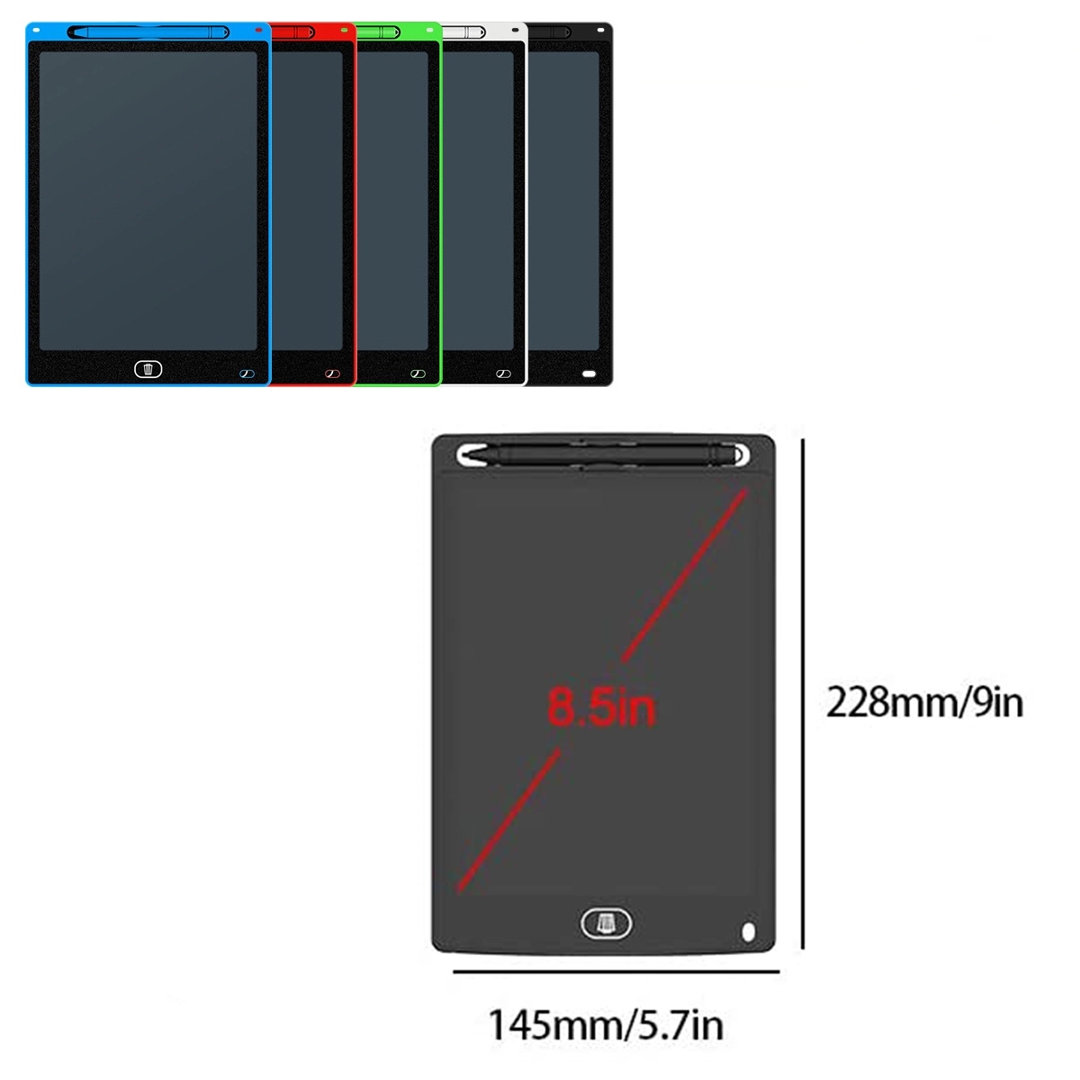 8.5 Inches Colorful LCD Writing Tablet 3