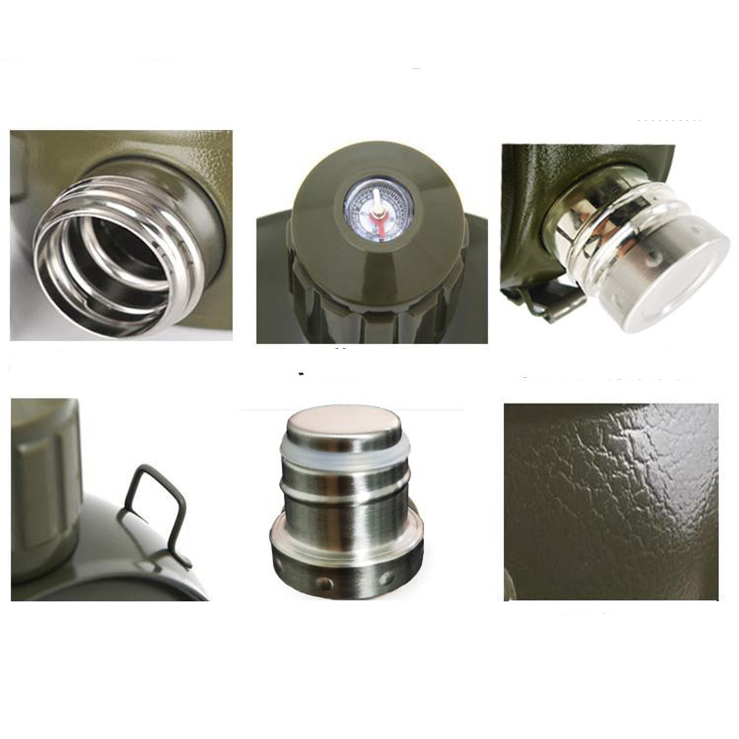 Carrying Stainless Steel Kettle With Compass 7