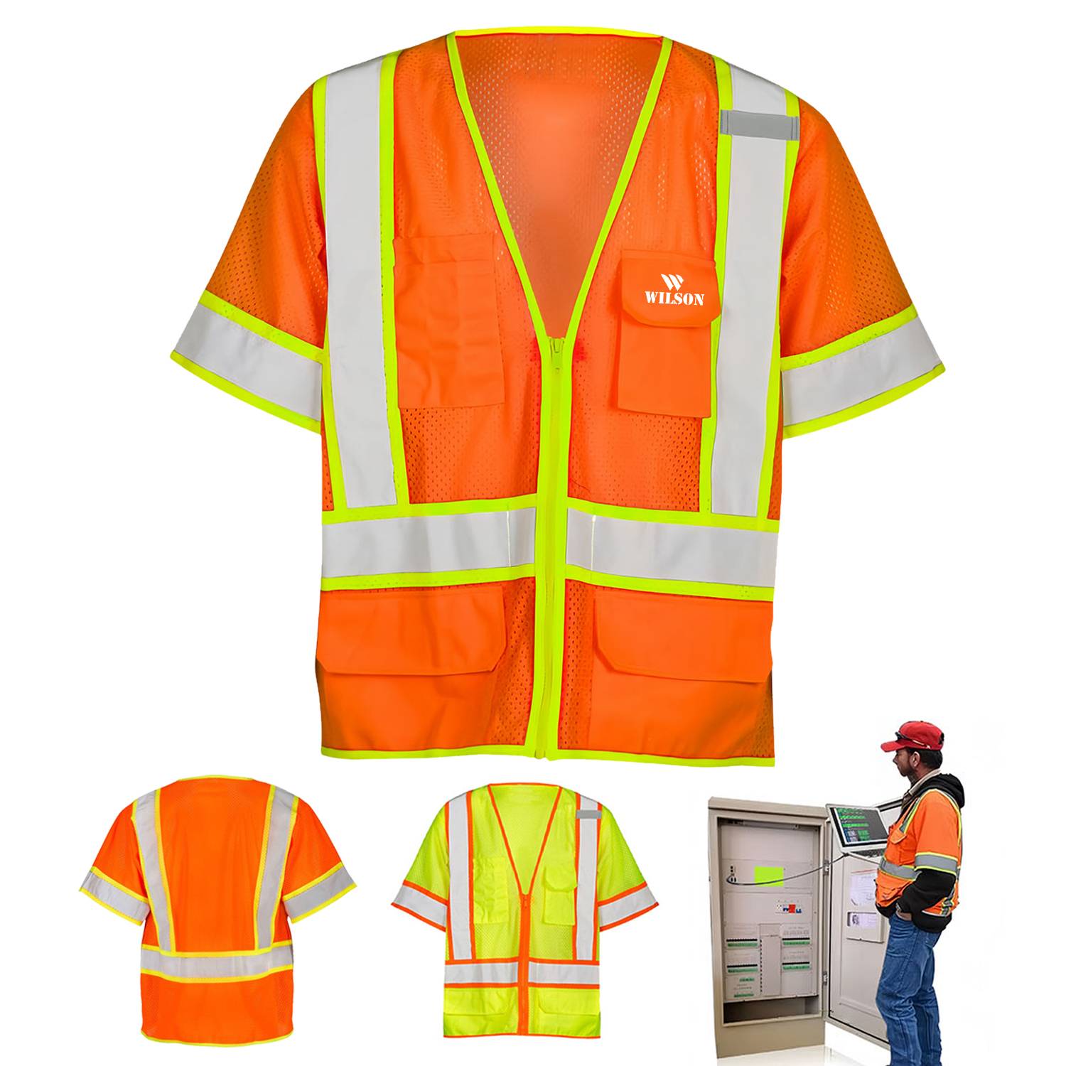 Construction Safety Reflective T-Shirt 6