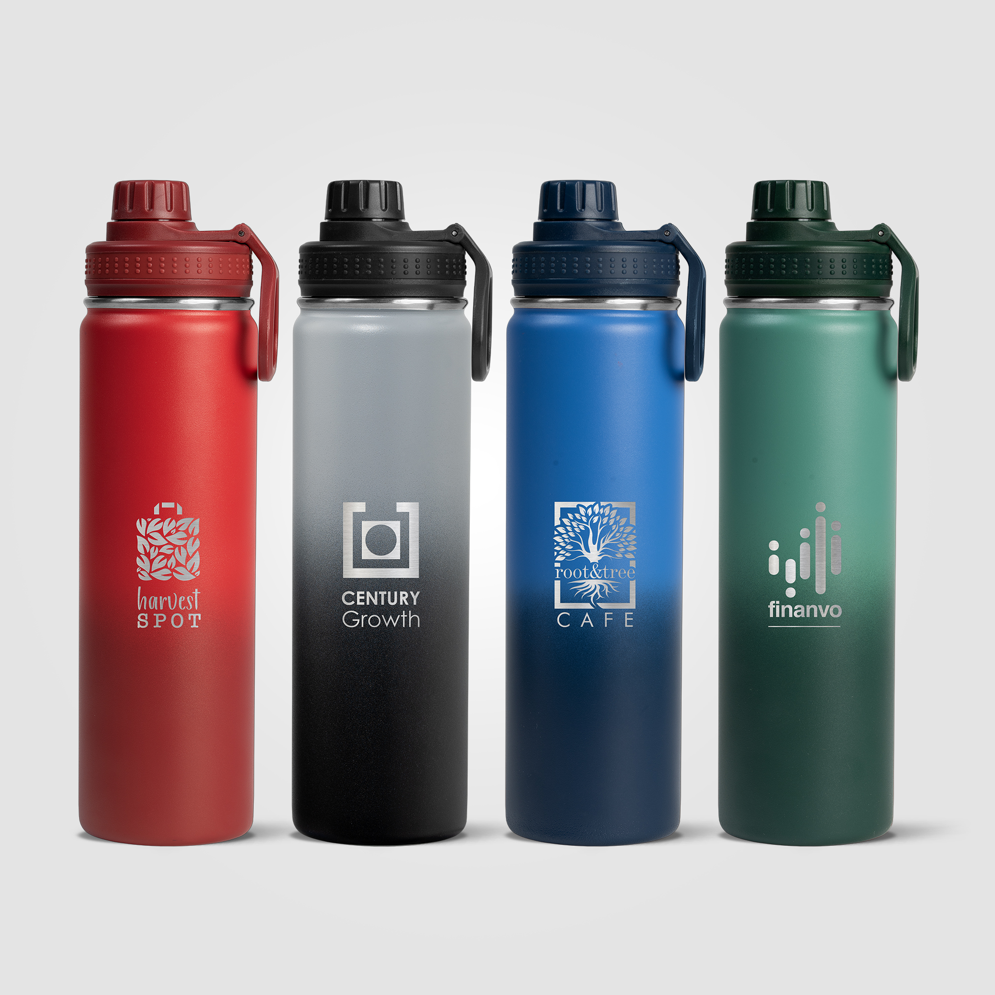 Alaska Ombre - 24 oz. Stainless Steel Double Wall Water Bottle 14