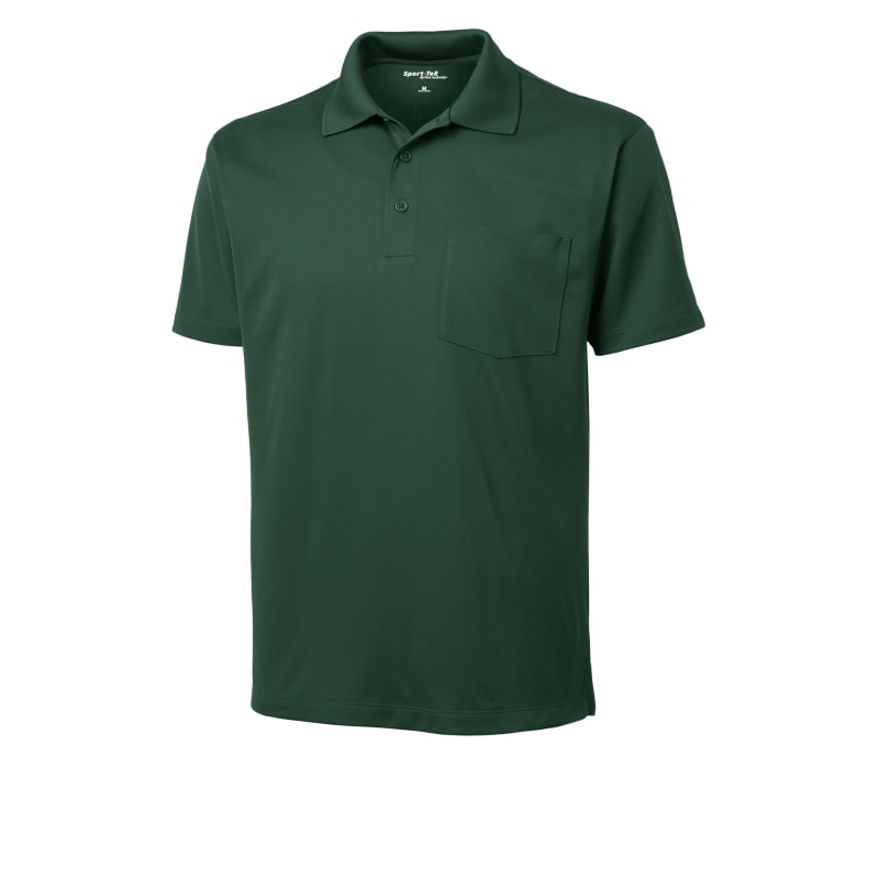 Sport-Tek Micropique Sport-Wick Pocket Polo. 5