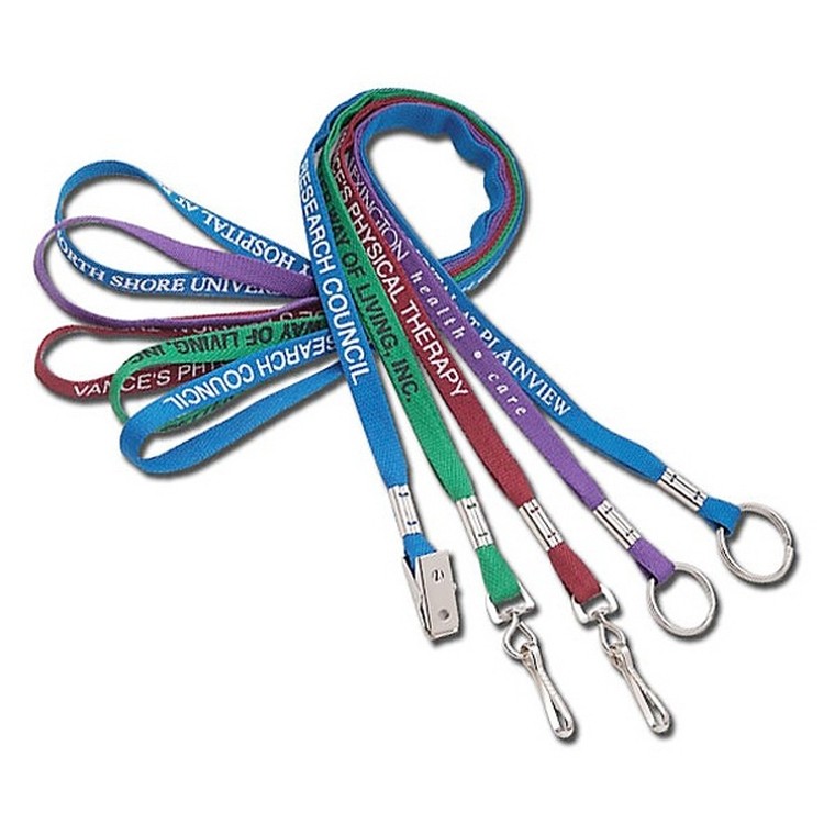 Promotional One Ply Cotton Lanyards 2