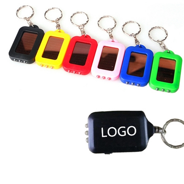 Solar Flashlight With Key Chain 2