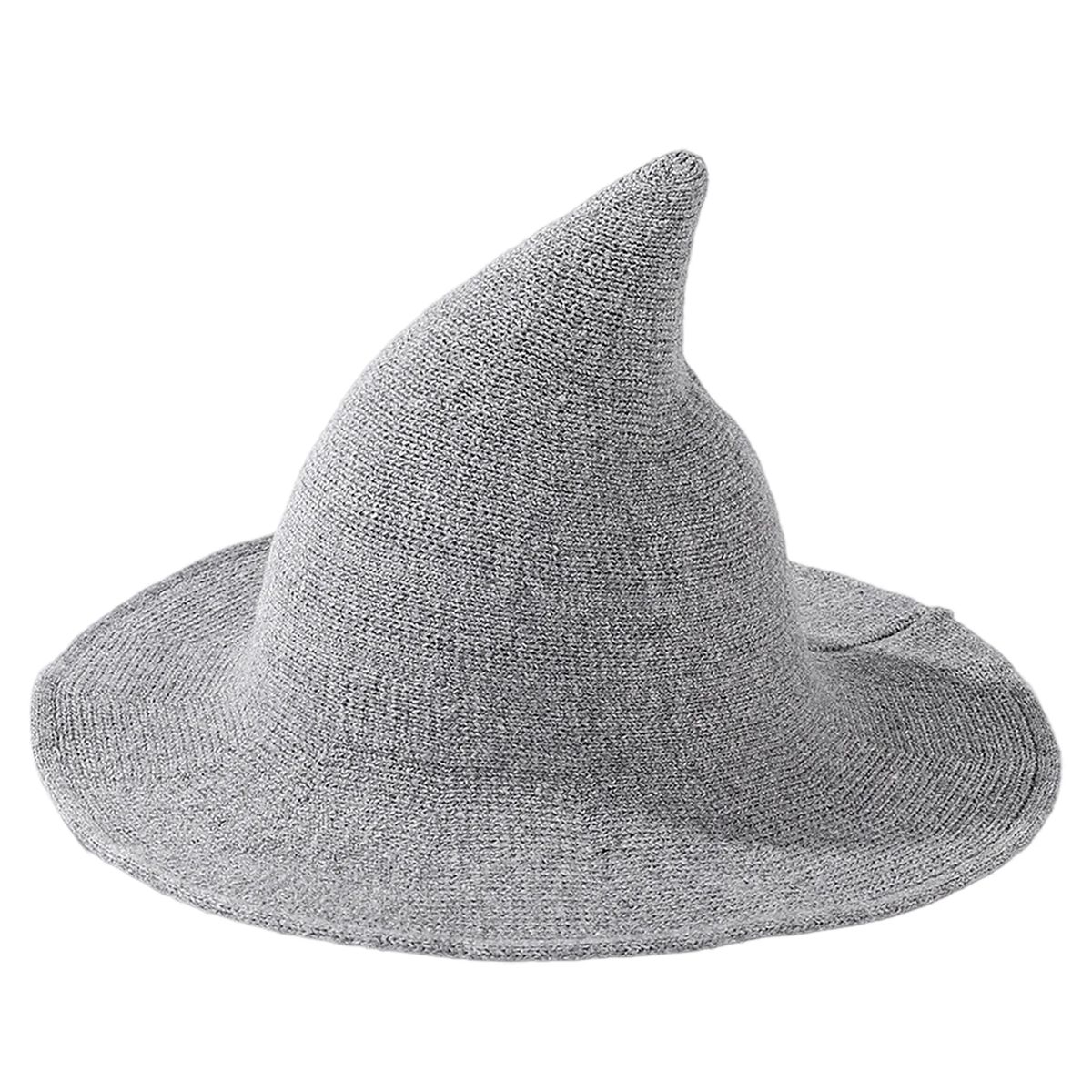 Breathable Knitted Witch Hat for Costumes 4