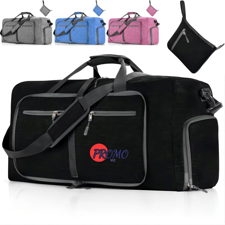 Foldable Travel Duffel Bags with Shoes Compartment 2