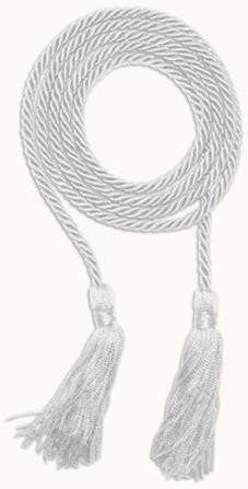 Light Gray Graduation Honor Cord 2