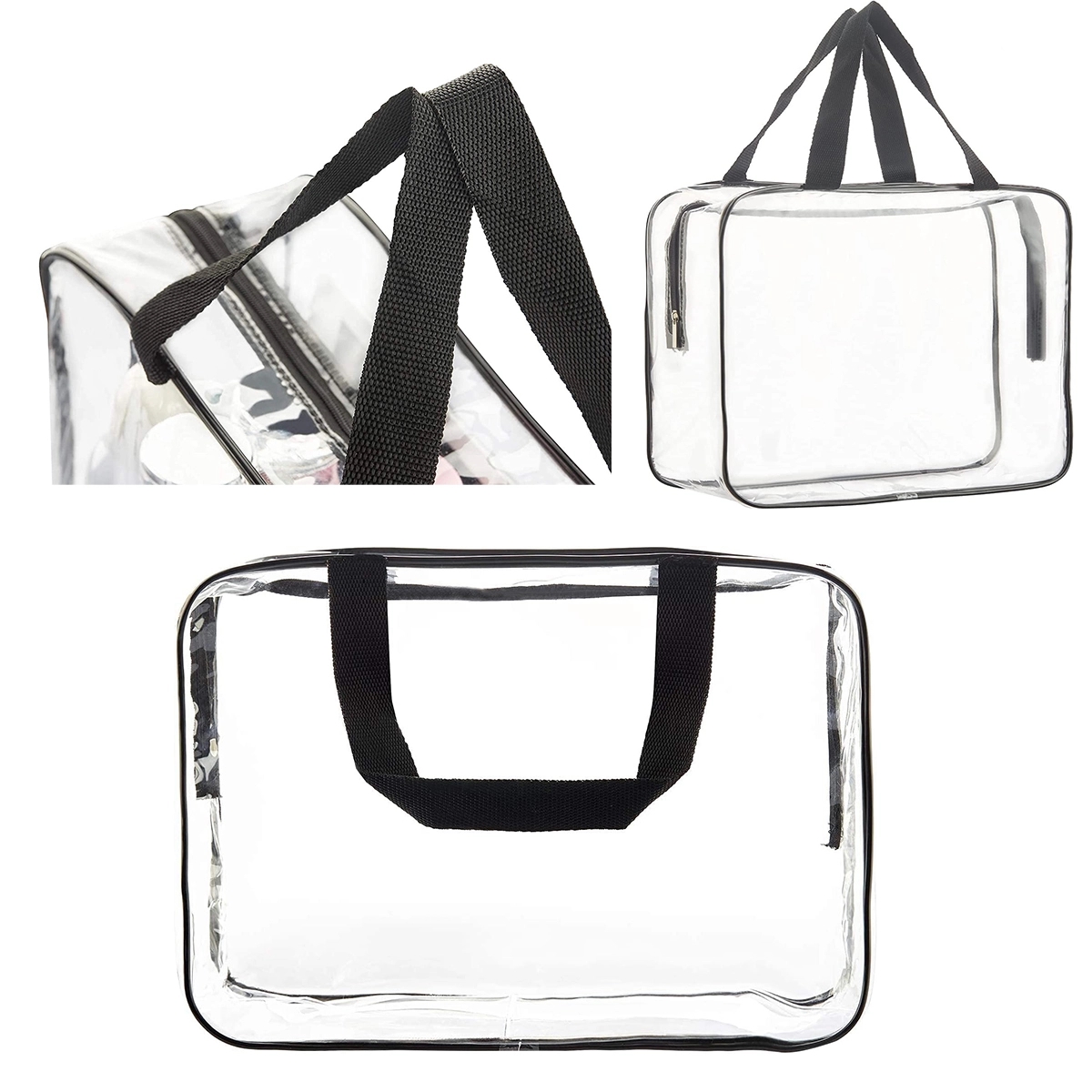 Large Clear Makeup Cosmetic Toiletry Organizer Bag 3