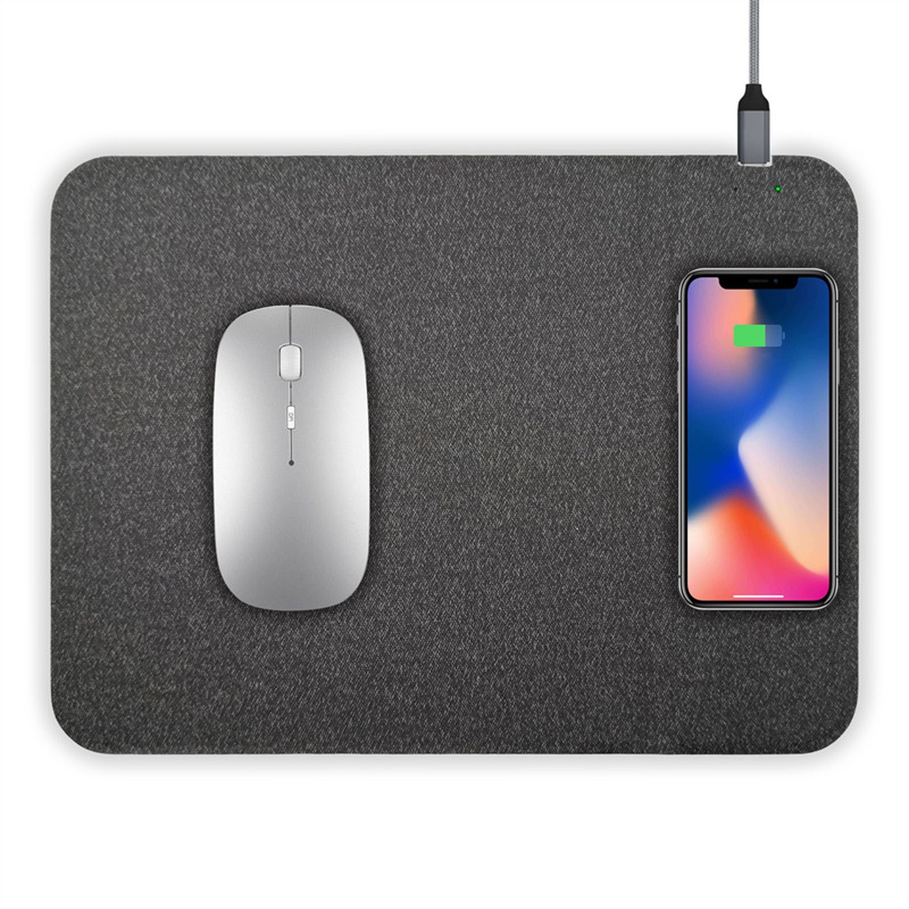 2 In 1 Mouse Pad With 15W Wireless Charger 17