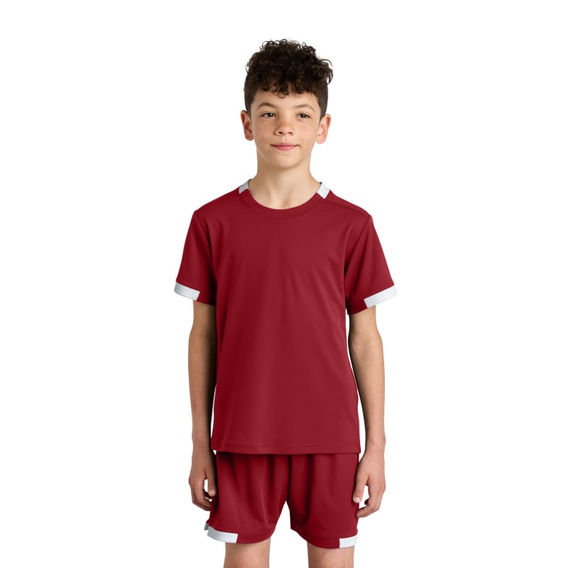 Sport-Tek Youth Club Short Sleeve Crew 11