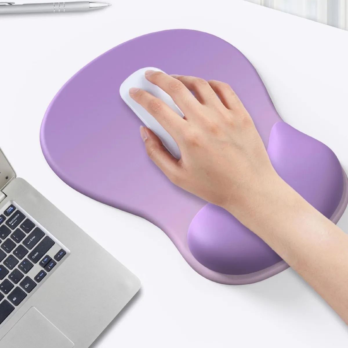 Ergonomic Silicone Wrist Support Non Slip Mouse Pad 5
