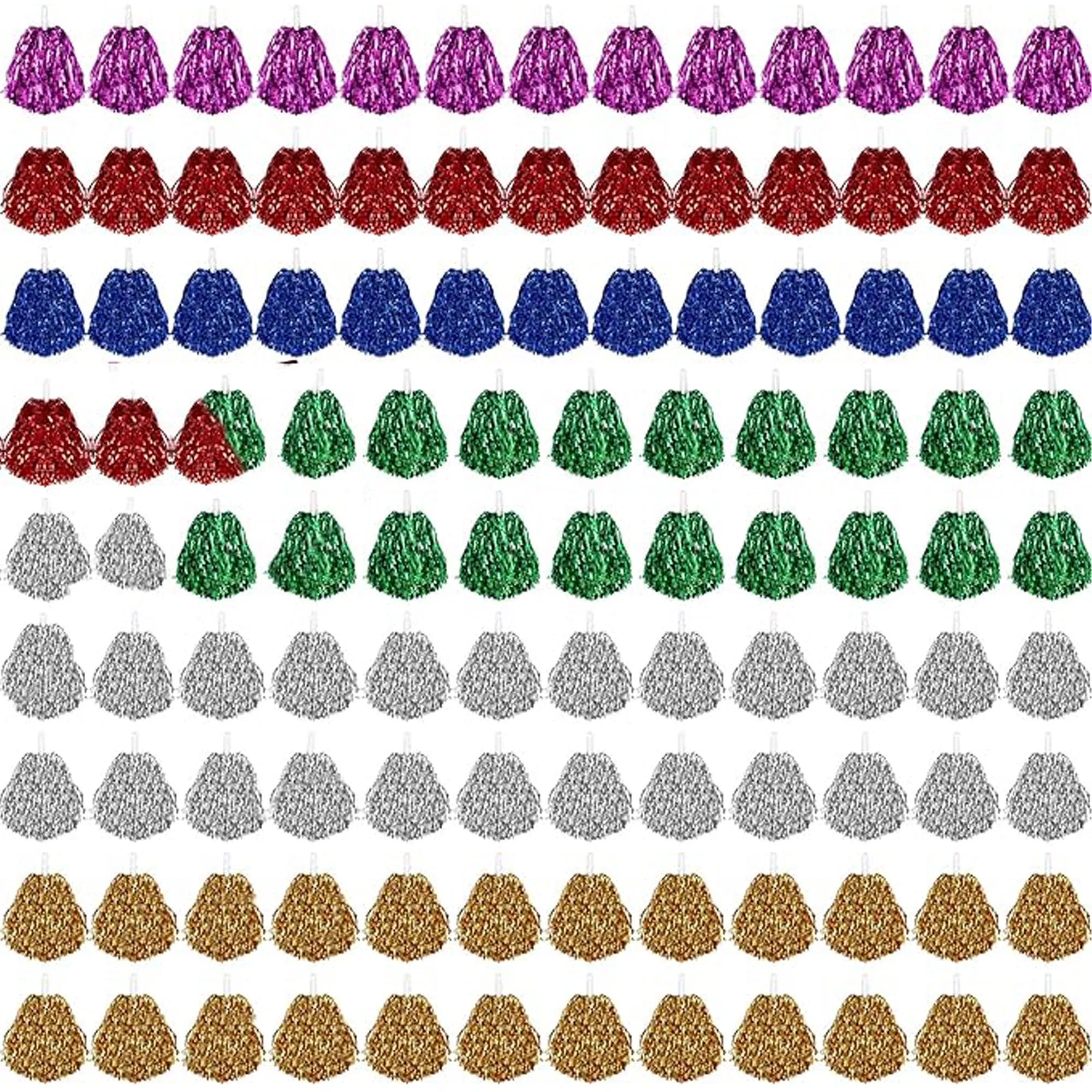 Metallic Cheerleader Poms 3