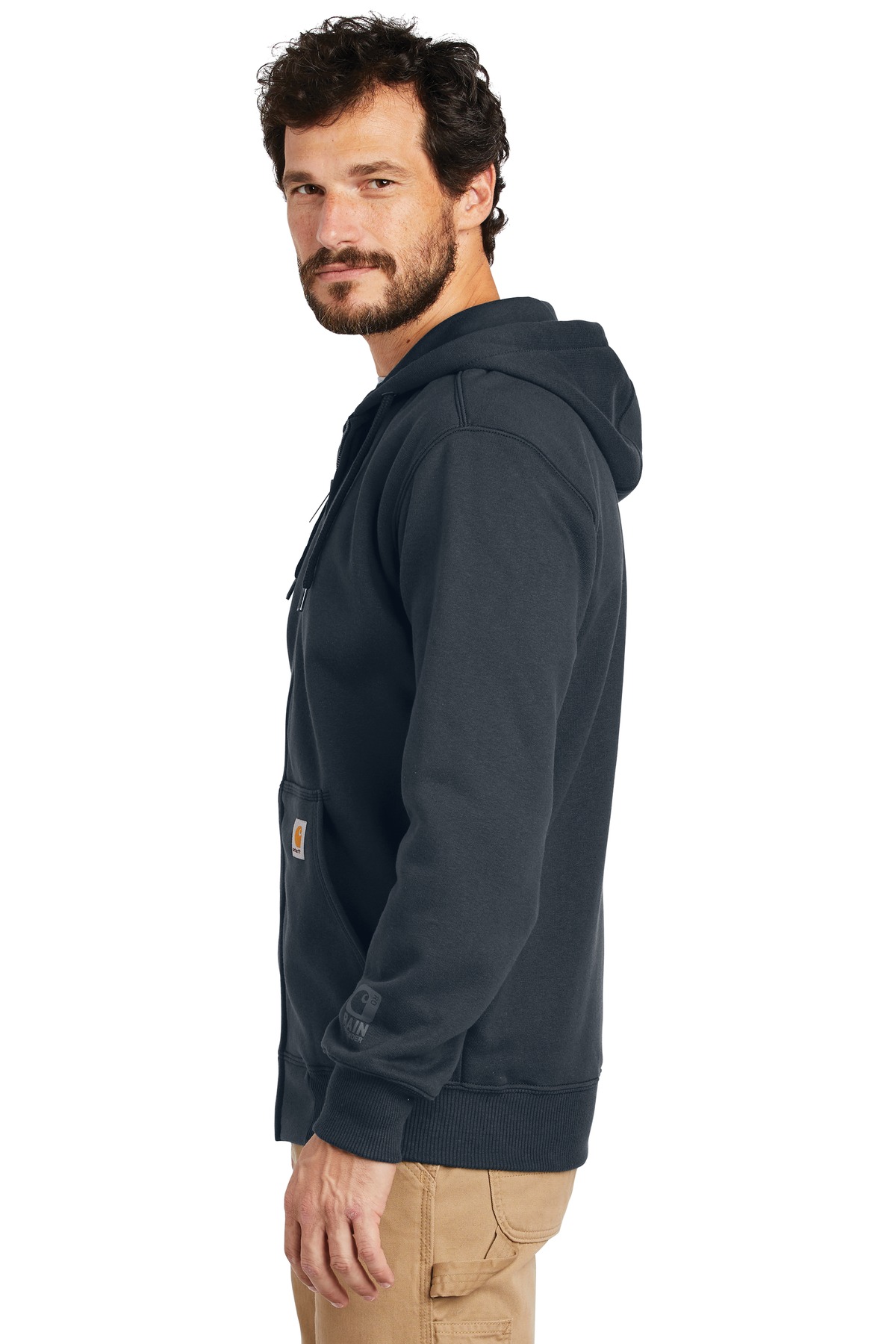 Carhartt® Rain Defender Paxton Heavyweight Hooded Zip-Front Sweatshirt 4