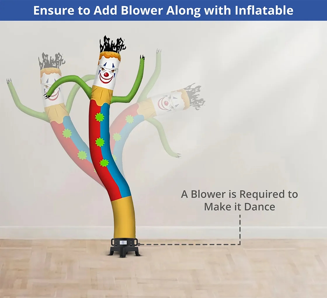 Jester Inflatable Tube Man with Blower 7
