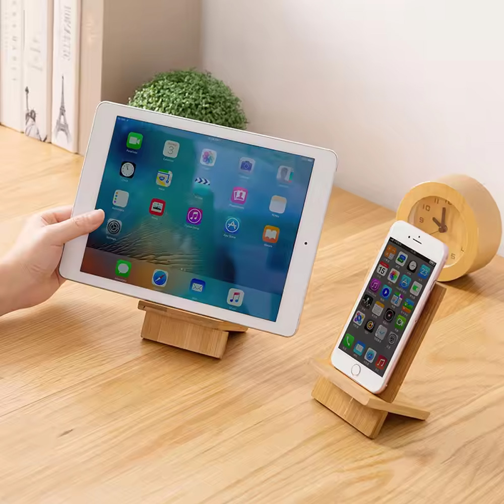 Portable Adjustable Wooden Phone Stand 1