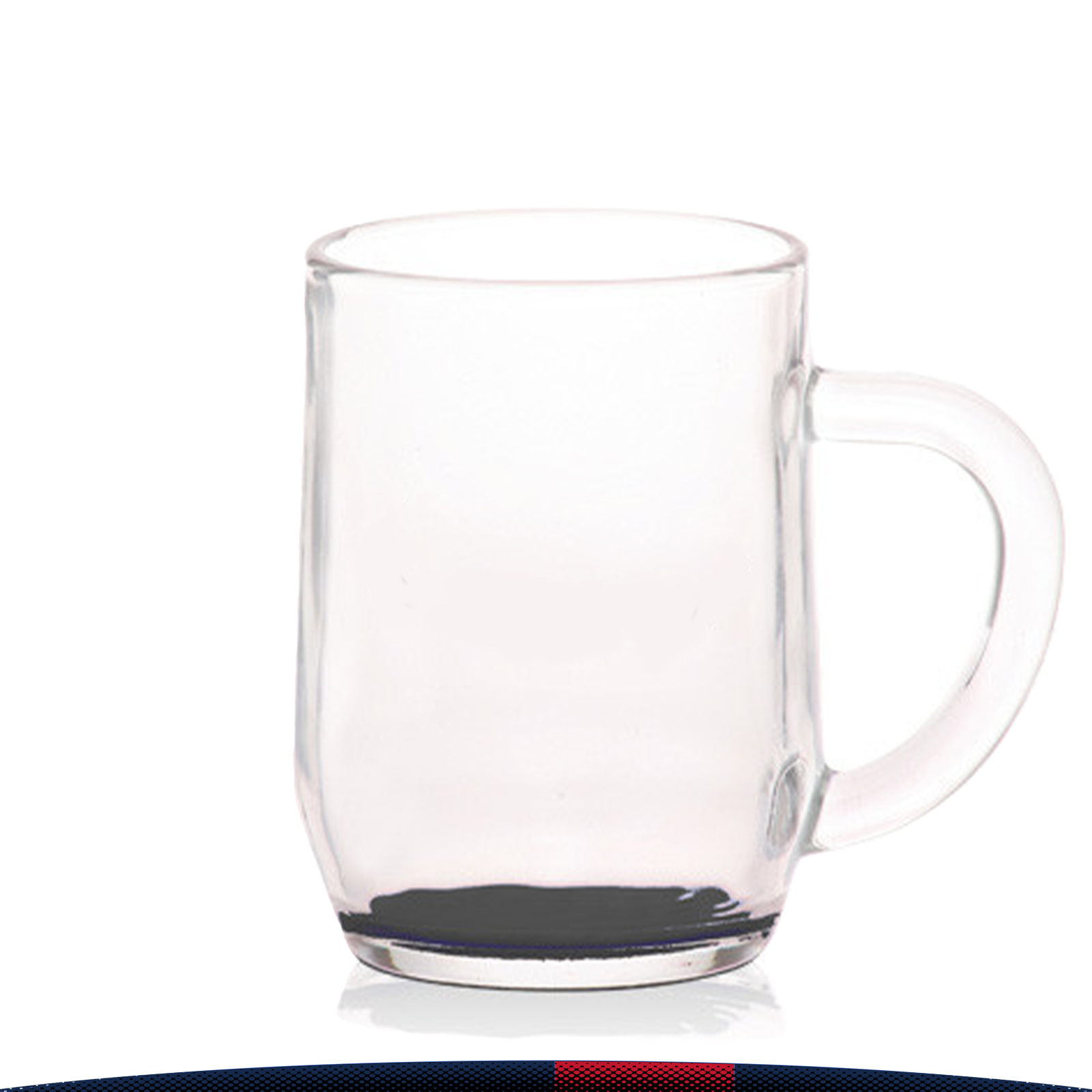 10 oz. Libbey Crystal Glass Mugs 8