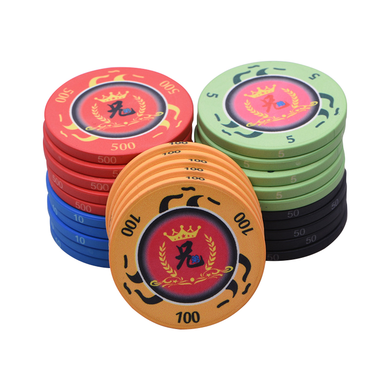 Custom Porcelain Poker Chip With Full Color Imprint 7