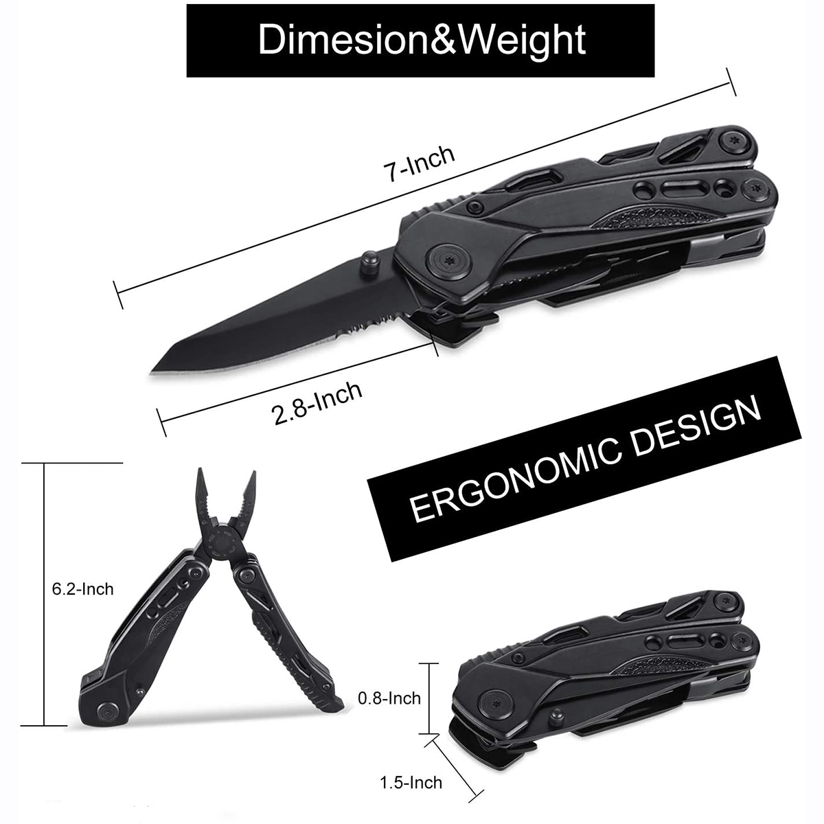 Yukon 15-In-1 Multi-Tool Pliers With Bit Set 3