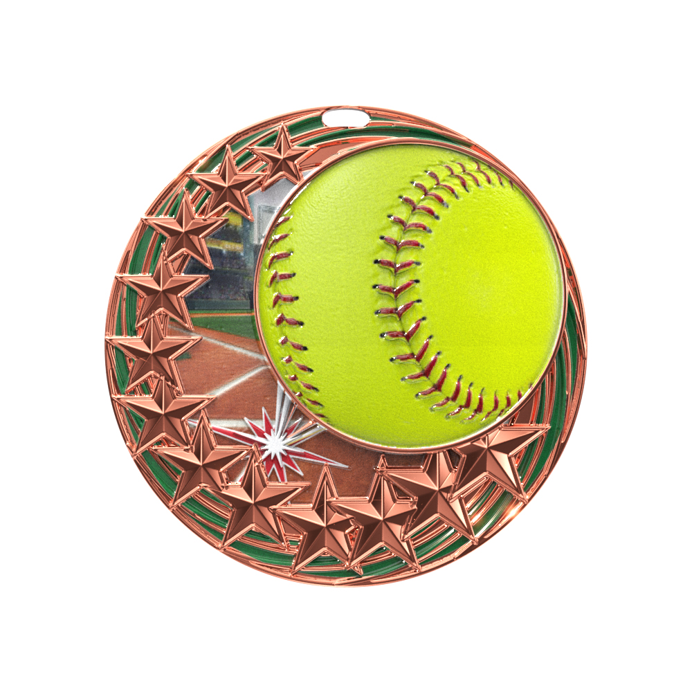 Star Blast Medal - Softball 4