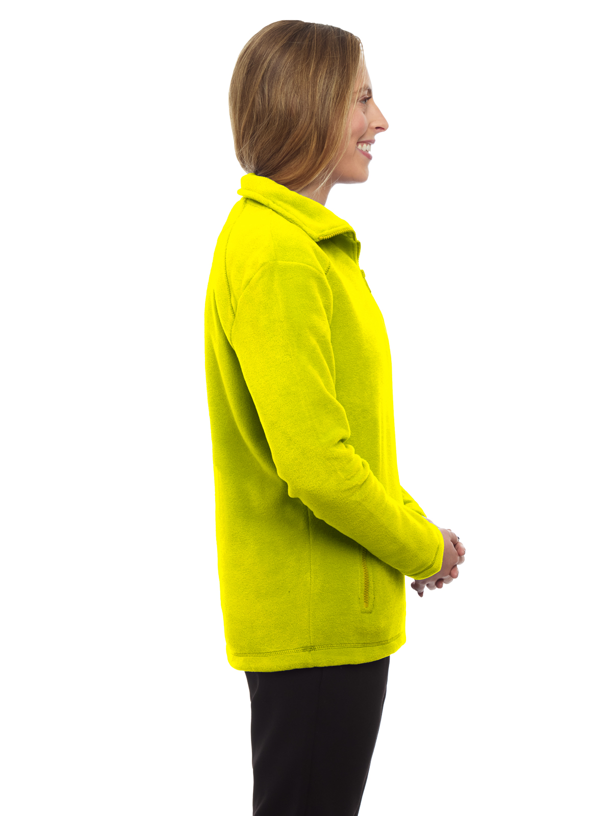 Blue Generation - Women's 2-Pocket Micro Fleece Full Zip Jacket 10