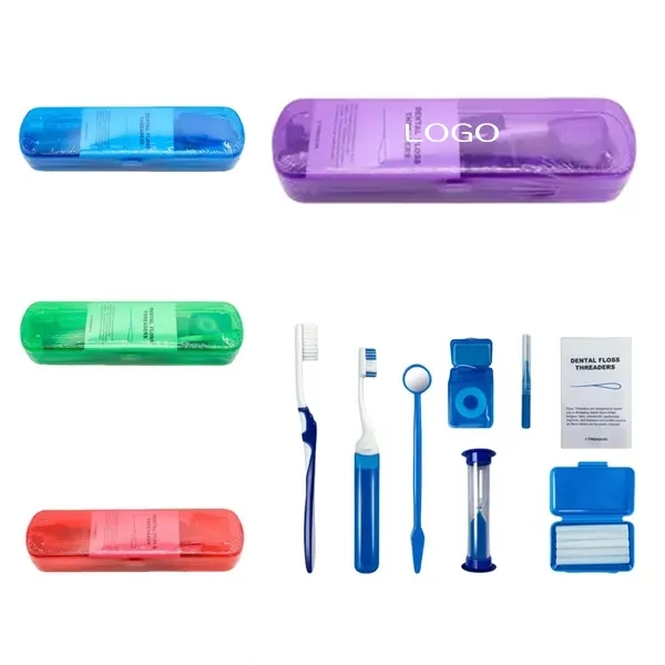 Orthodontic Oral Care Gift Set with 8 Piece Dental Kit 3