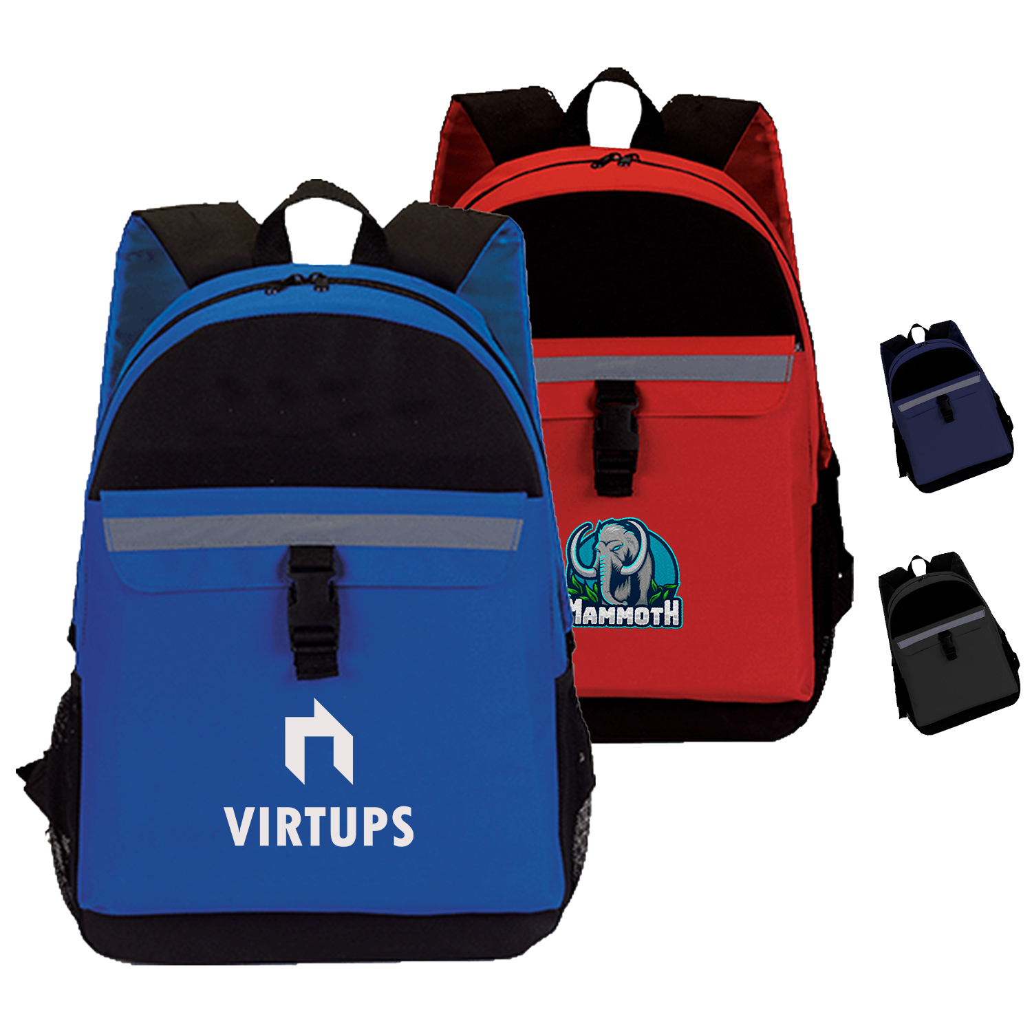 Premium 600D Vital Trek Backpack (12” x 17” x 5”) 2