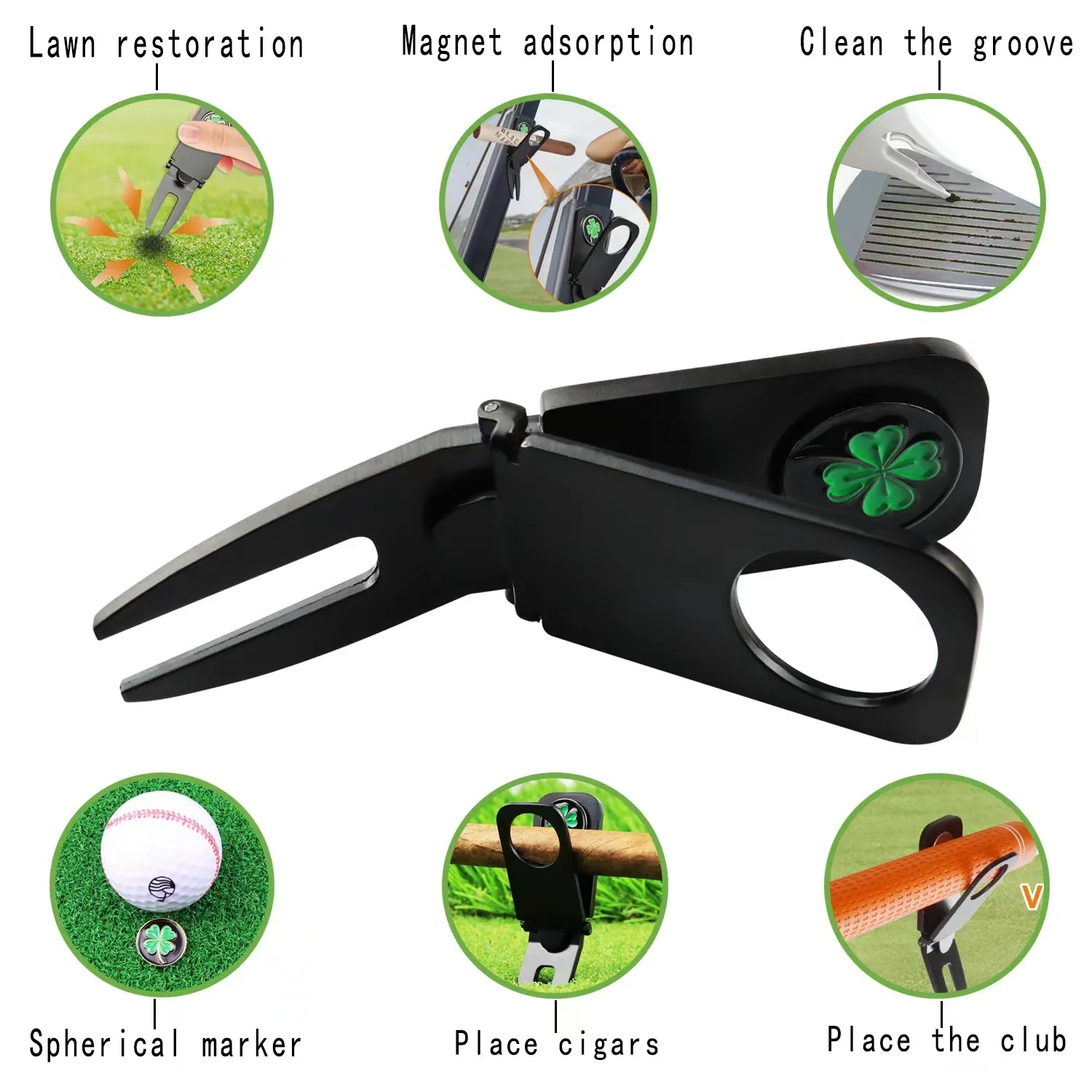 Golf Divot Tool Cigar Holder 1