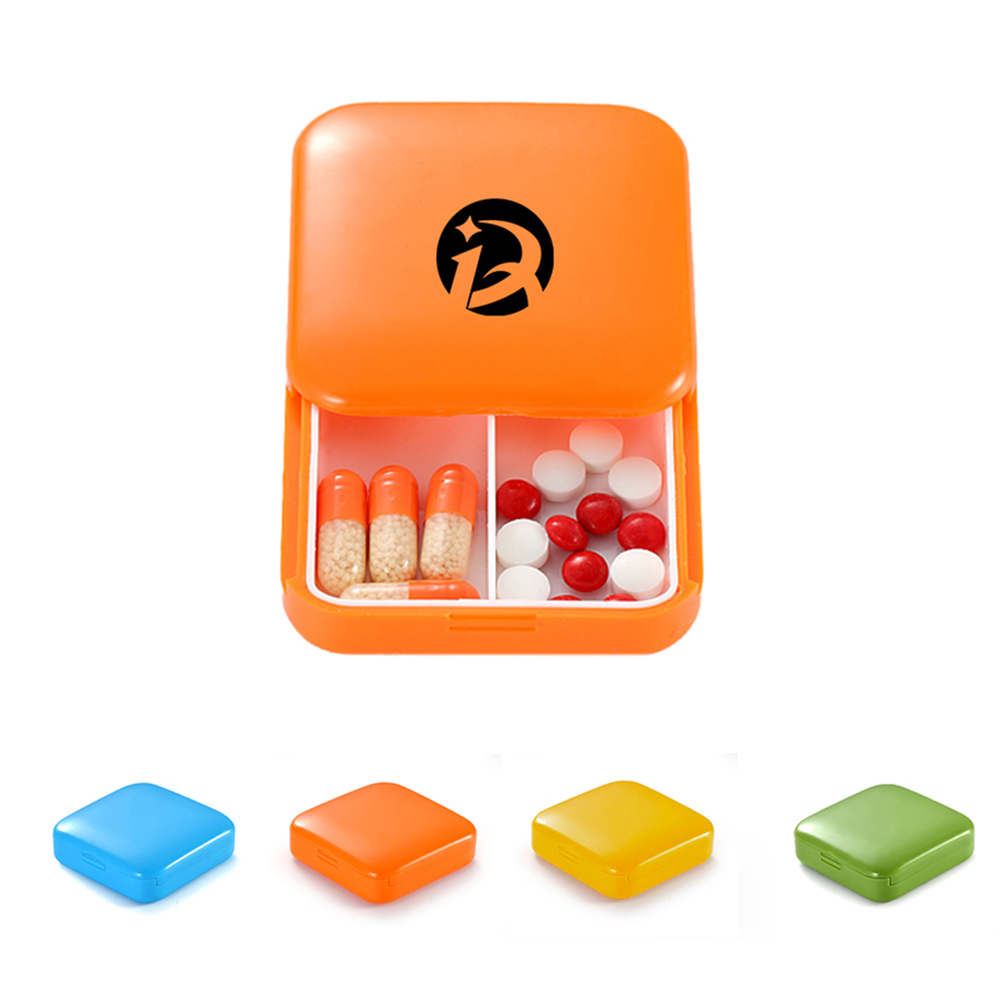 2 Compartments Pill Box 3