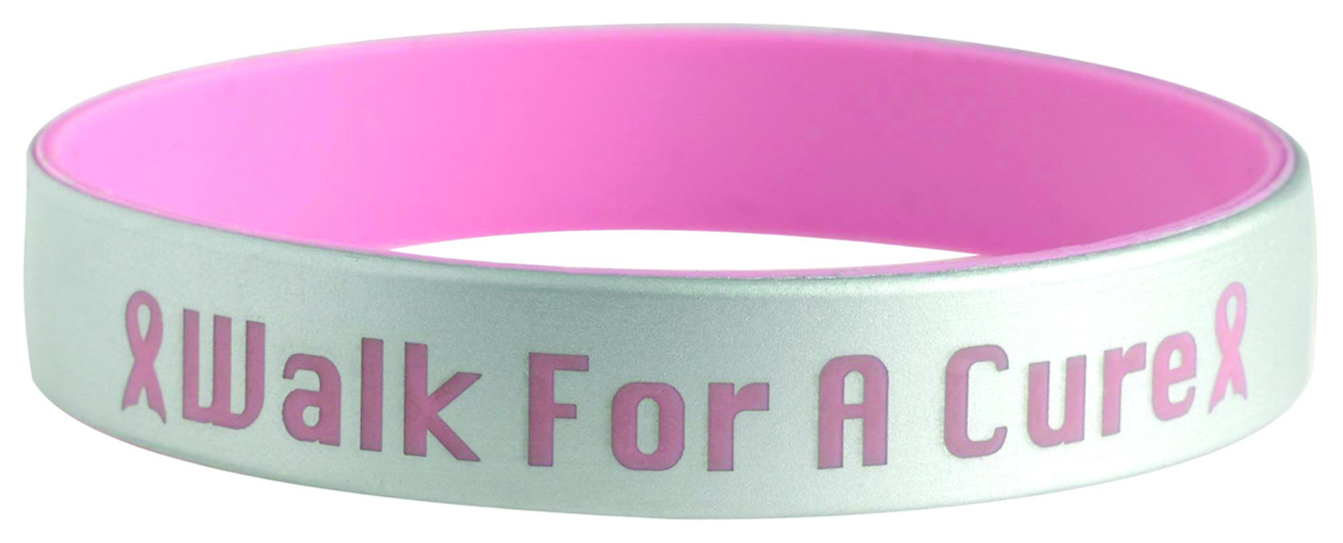 Silver Silicone Bracelets