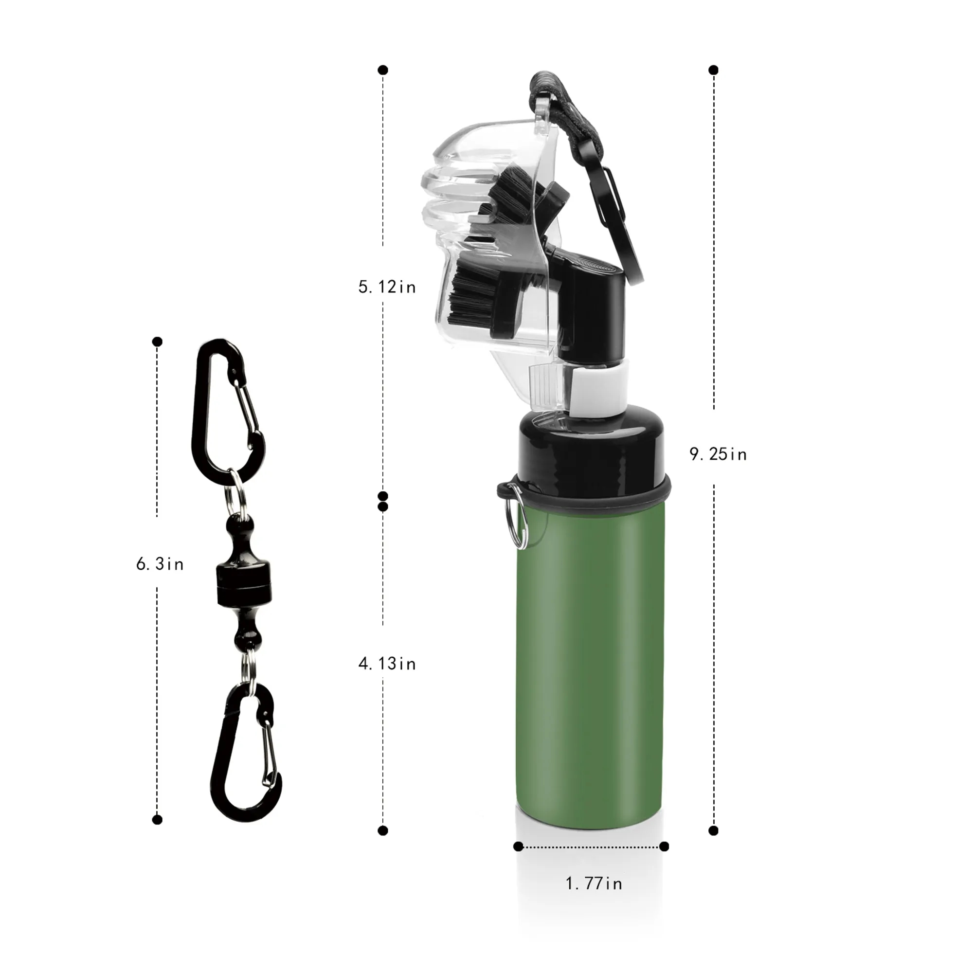 Golf Cleaning Brush With Hook 2