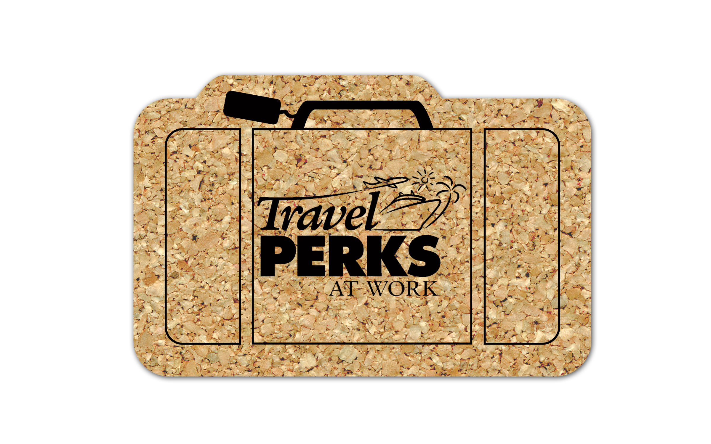 Luggage Cork Coaster 3