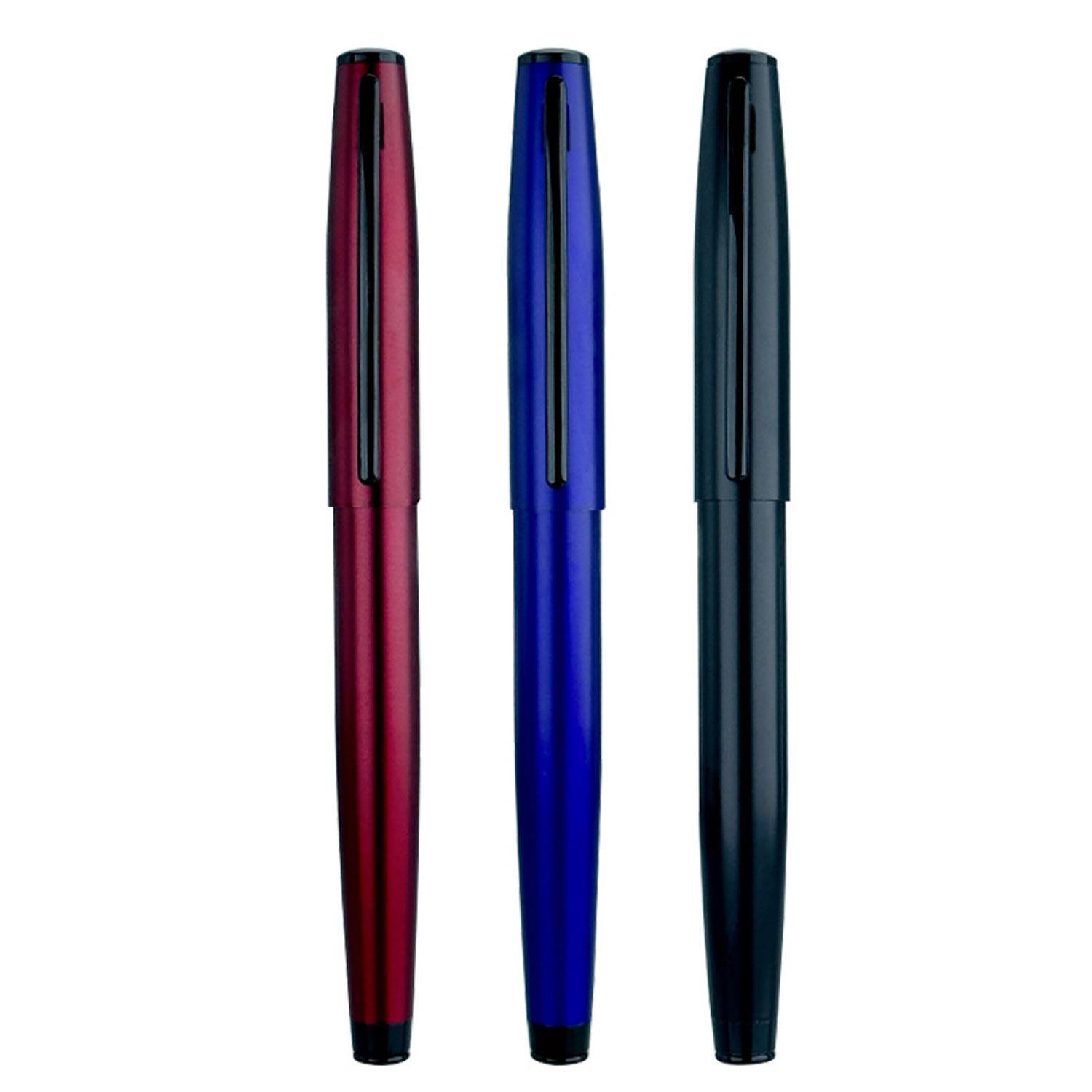 Cap Action Matte Metal Business Ballpoint Pen 3