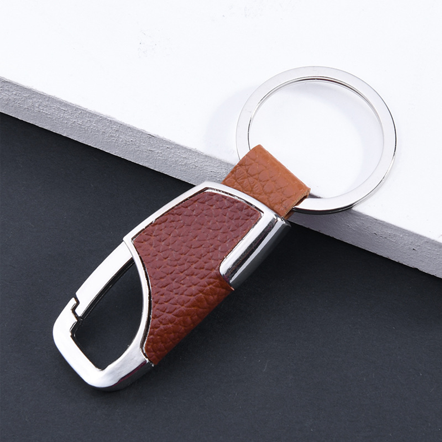 PU Leather Keychain Key Ring 5