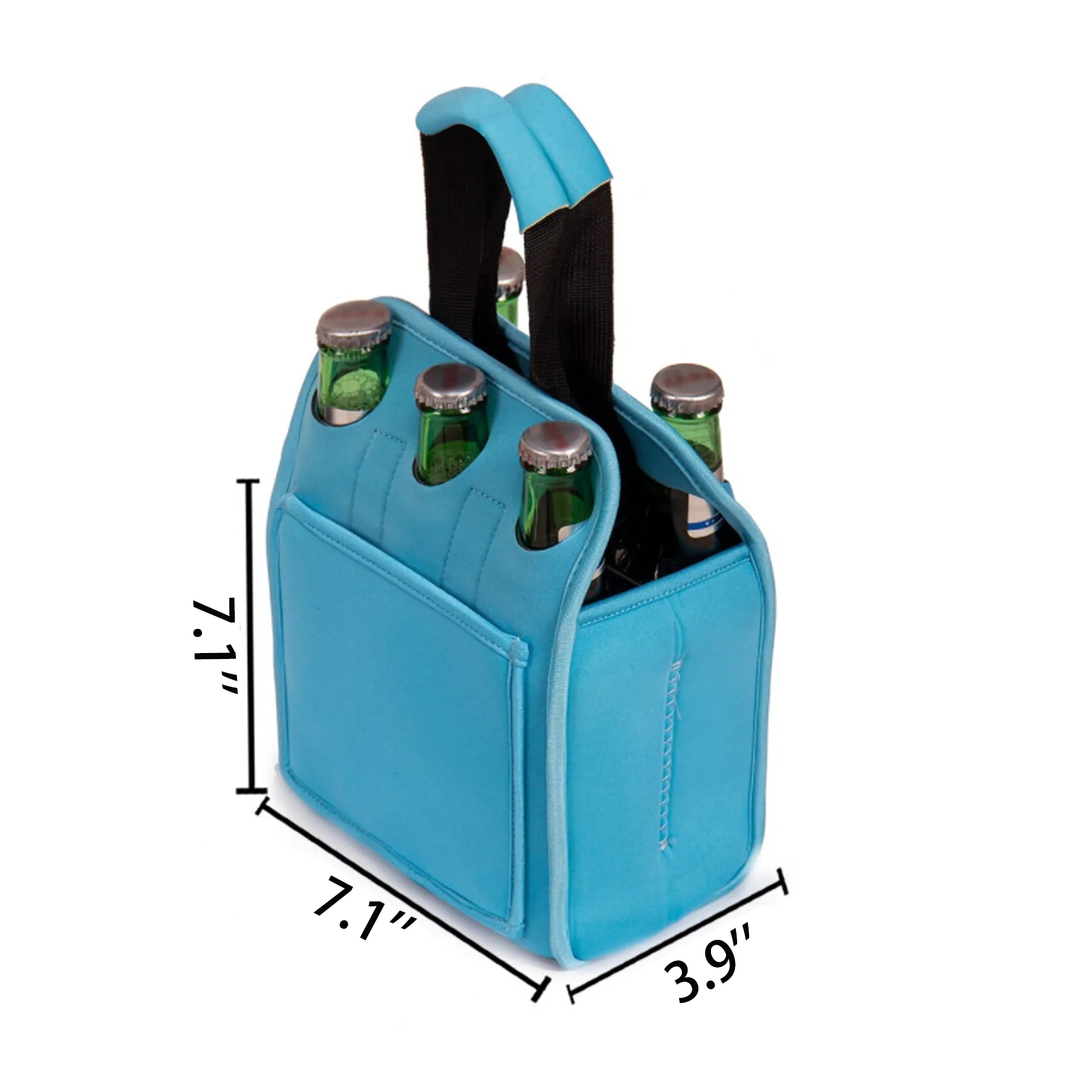 6 Pack Neoprene Beer Bottles Carrier 2