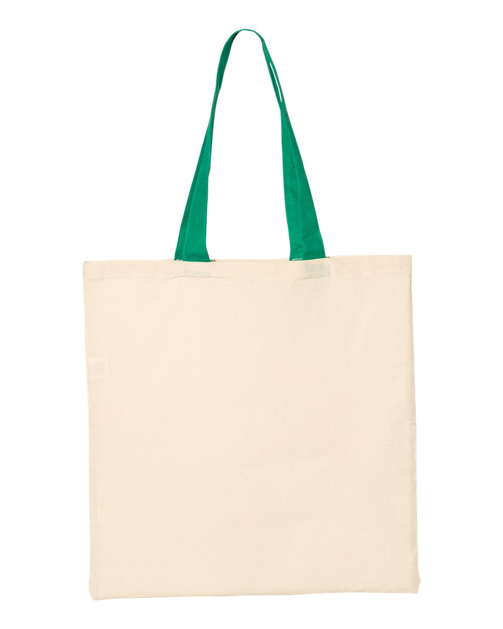 Economical Tote with Contrast-Color Handles - QTB6000, custom tote bag with logo imprint 8