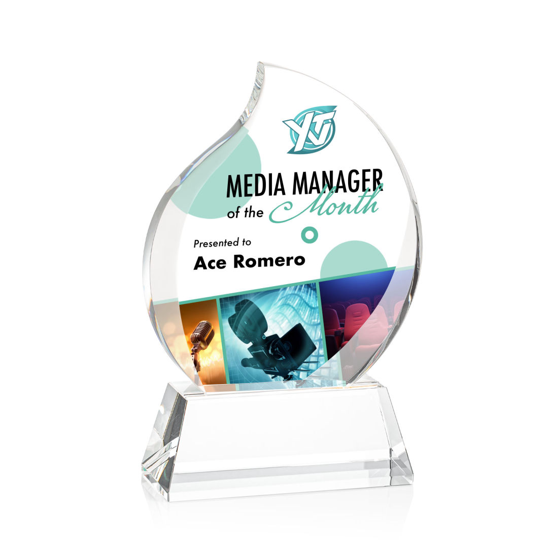 Preswick Flame VividPrint™ Award on Base 3