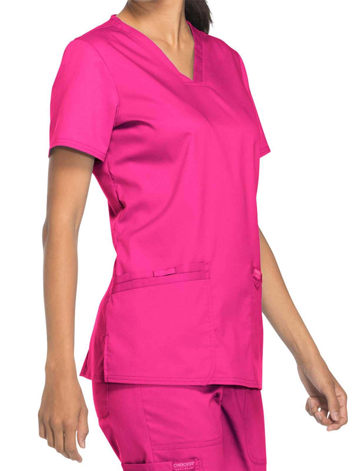 Cherokee - Workwear Revolution - Women's 3-Pocket V-Neck Top 60