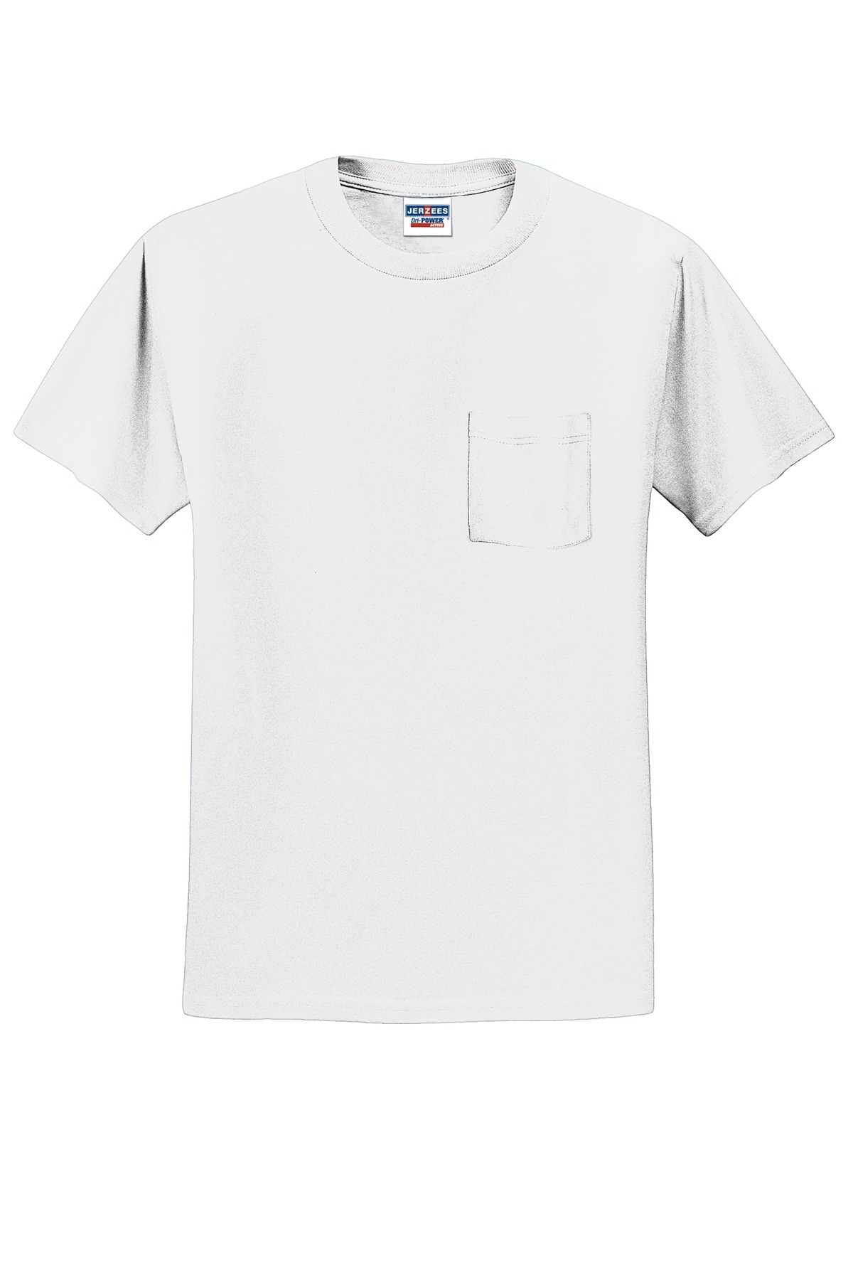 Jerzees - Dri-Power 50/50 Cotton/Poly Pocket T-Shirt. 29MP 38