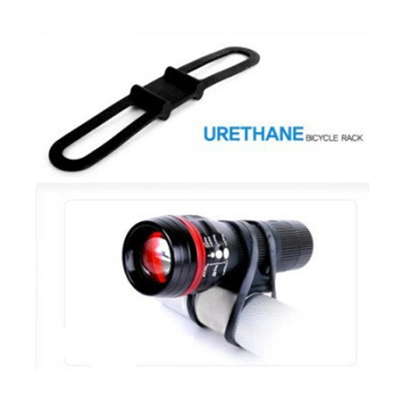 9 LED plastic bicycle torch and silicon belt 8