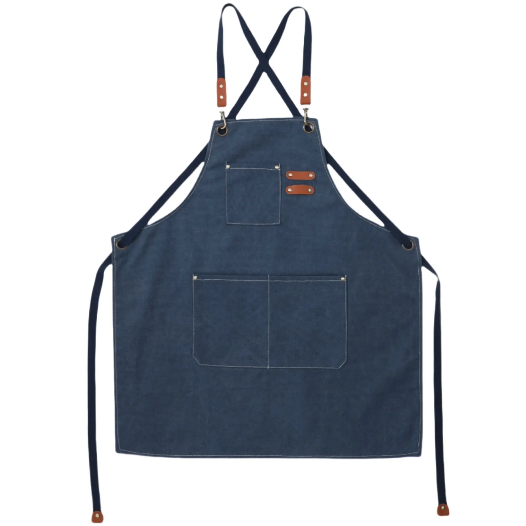 Adjustable Denim Bib Work Apron 5