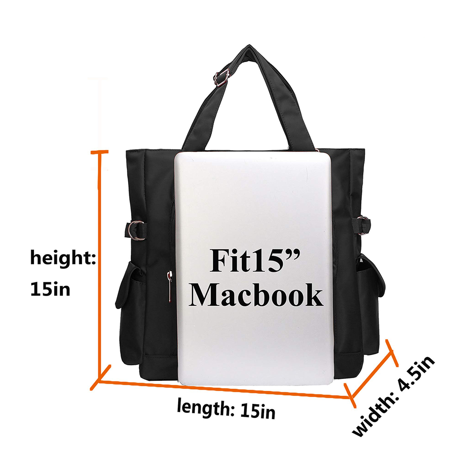 Nylon Multi Pocket Shoulder Bags 3