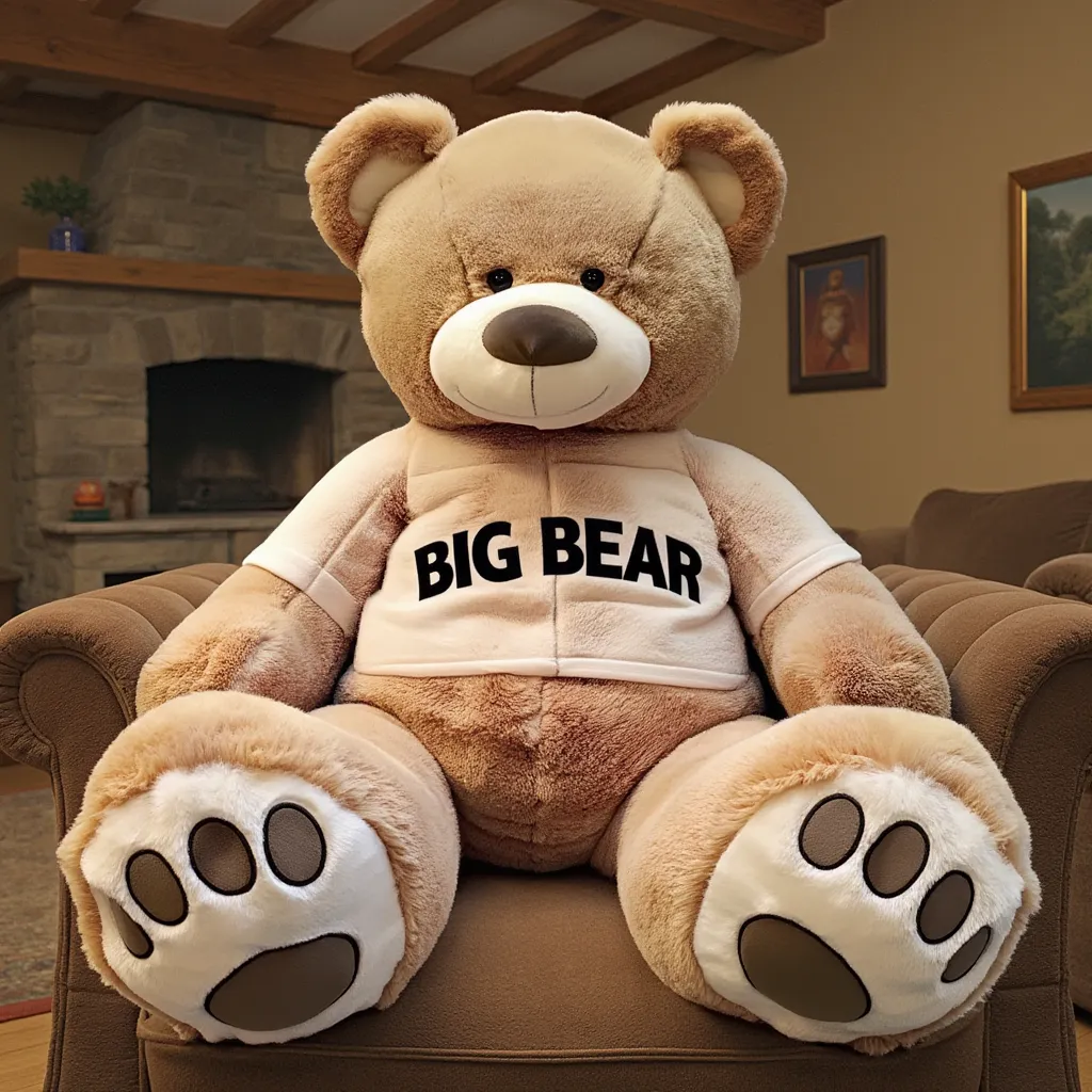 59" Giant Tan Bear 8