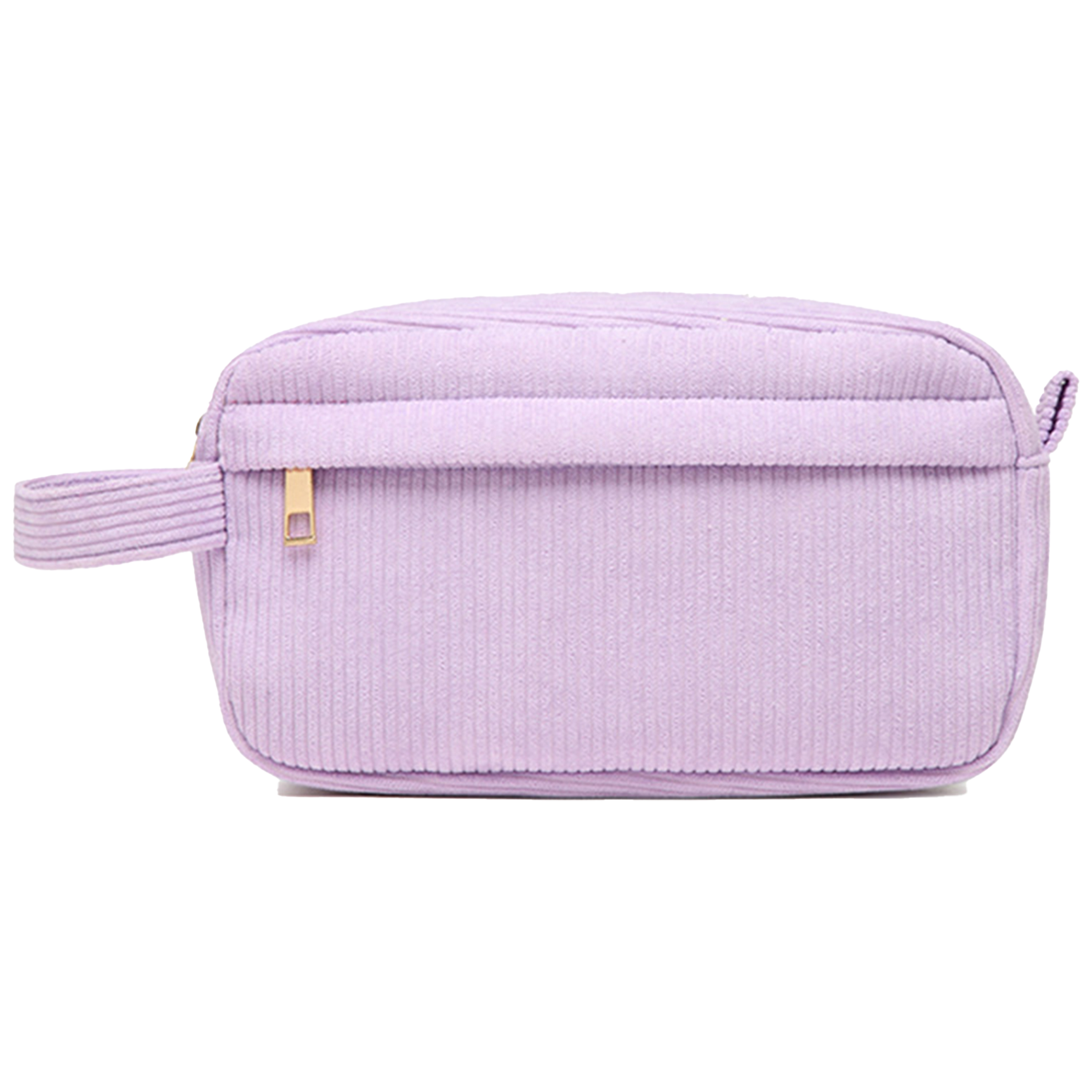 Corduroy Simple Mini Portable Makeup Bag 3
