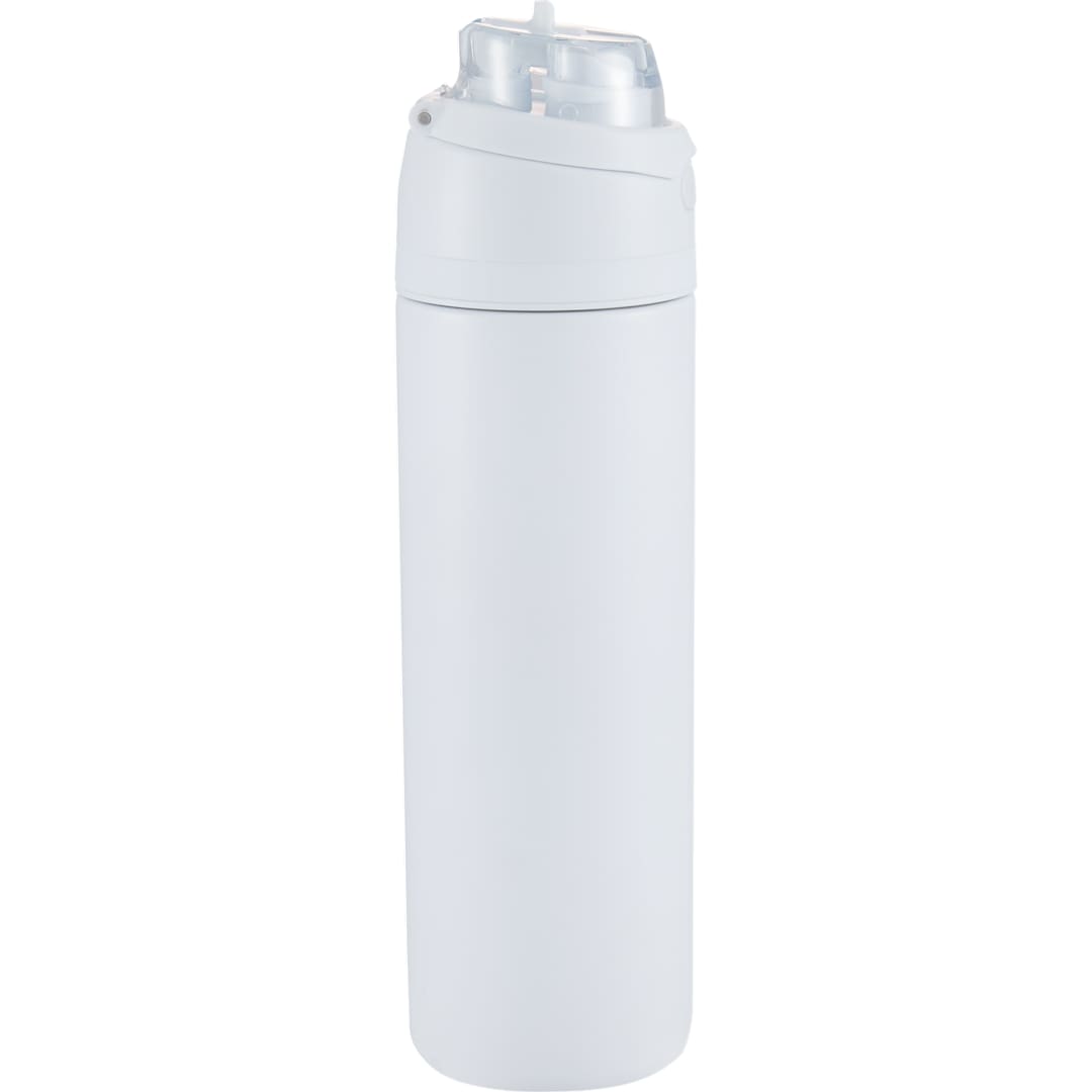 Elvin 28oz Recycled Stainless Flip Straw Bottle, custom water bottle with logo imprint 66