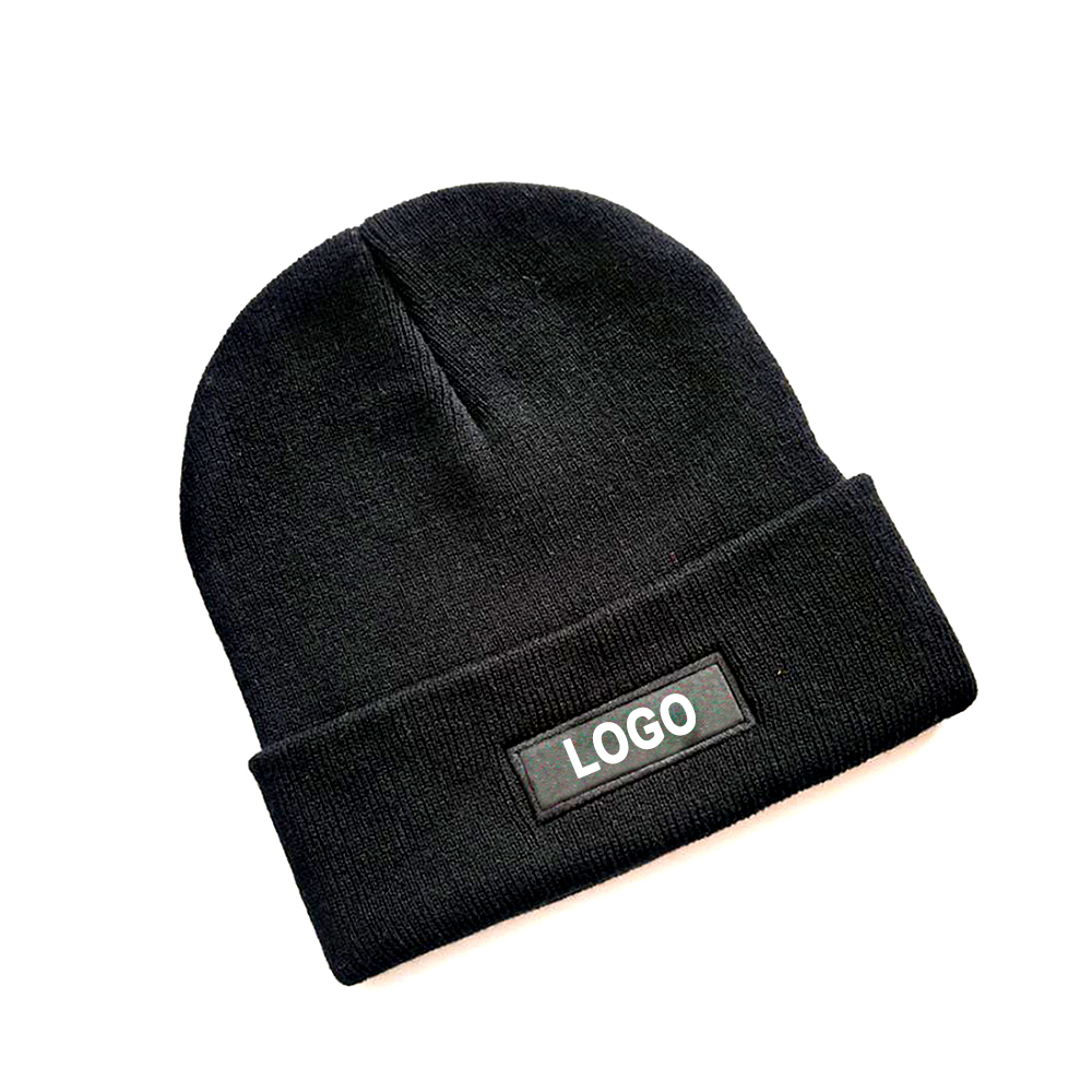 Woven Knit Beanie With Cuff 1